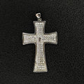 Iced Small Cross Pendant