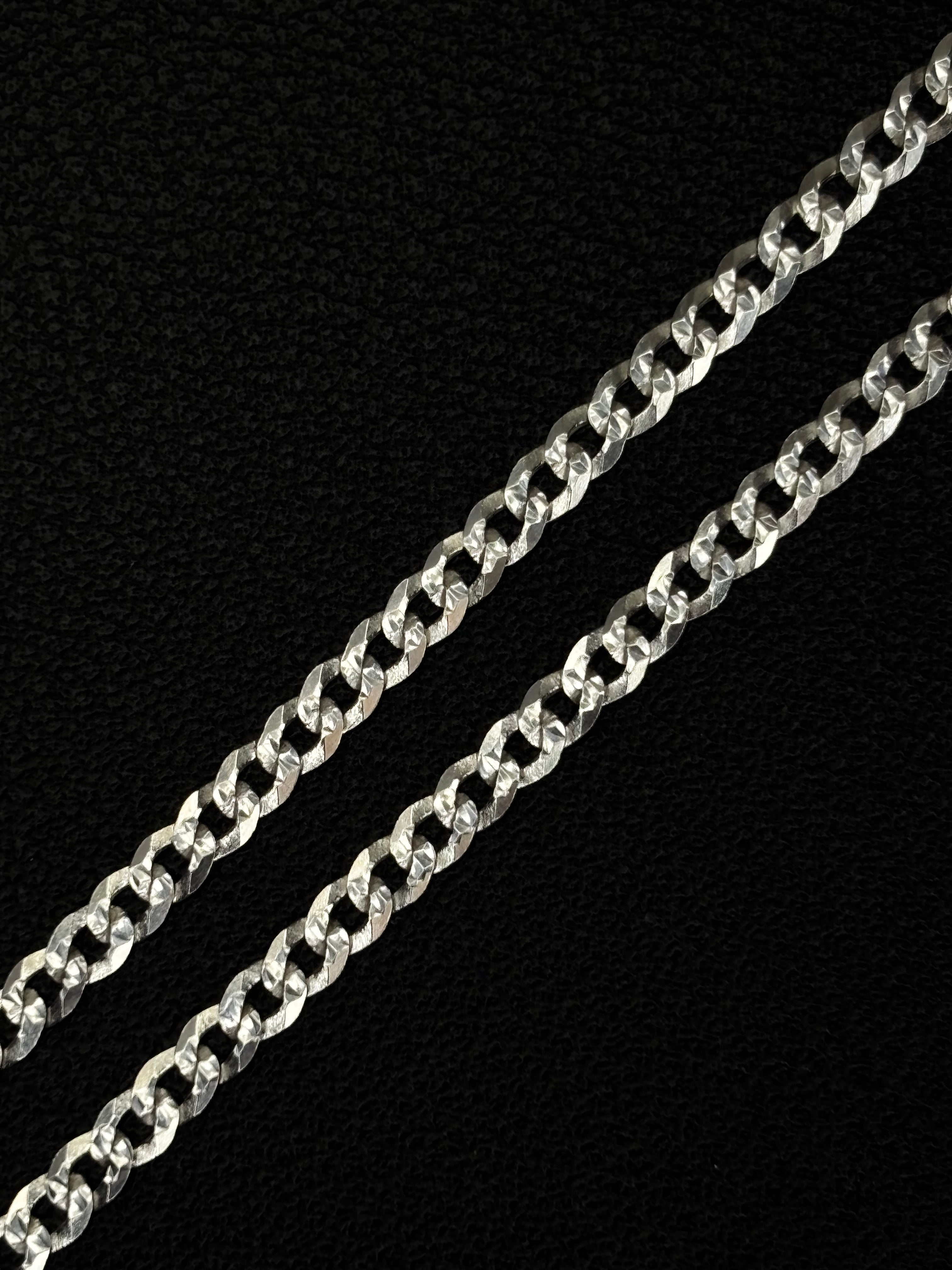 2.8mm Diamond Cut Curb chain