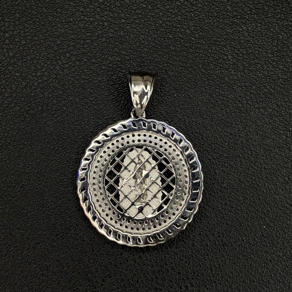 Iced out virgin Mary