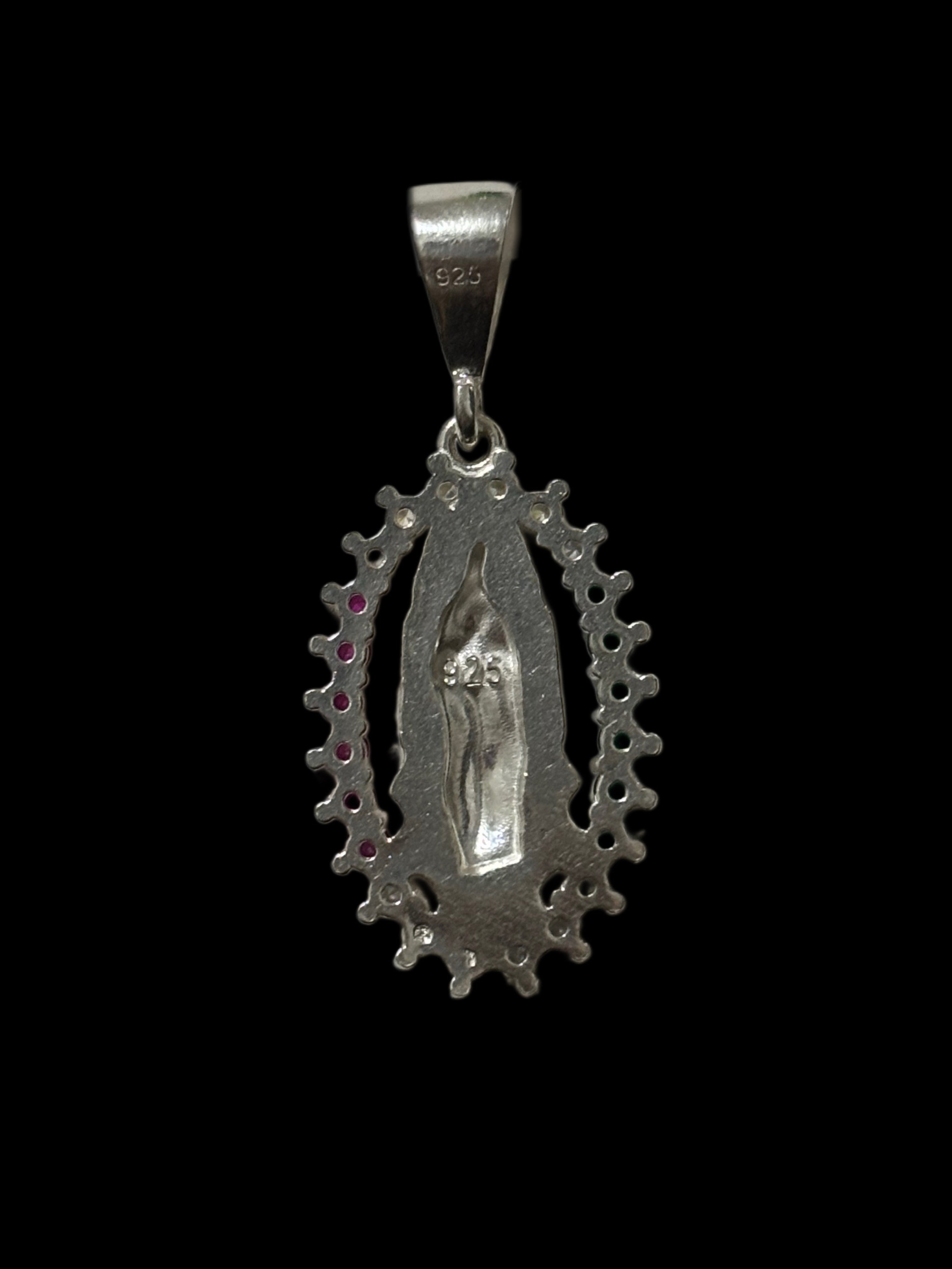 Virgin Mary iced Green Red Clear