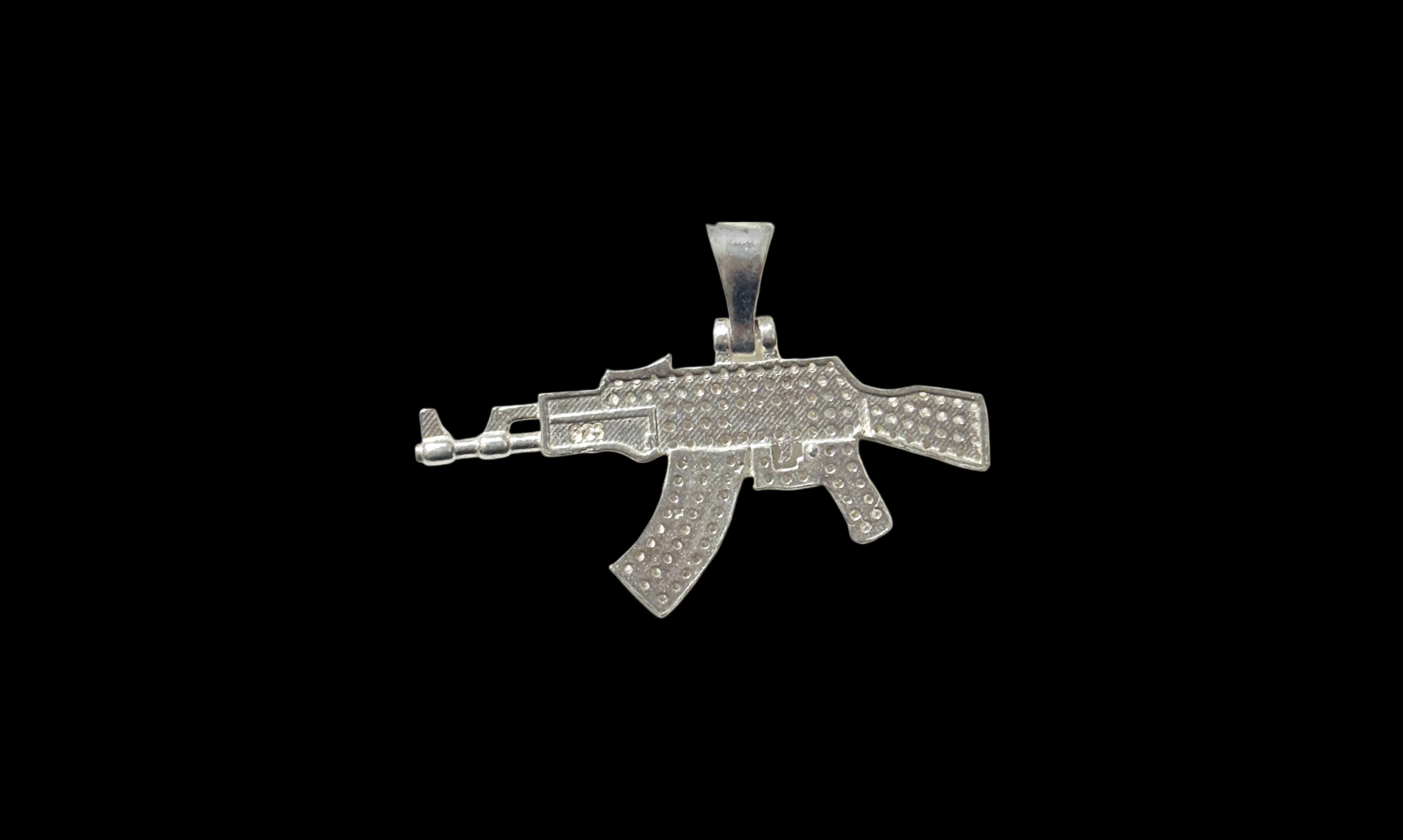 AK 47 Iced pendant