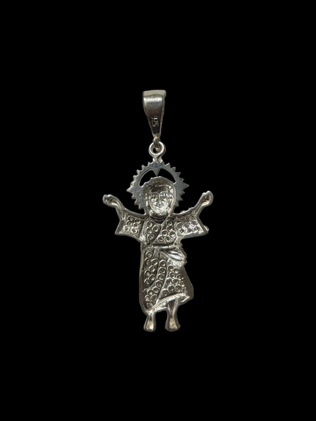 Baby Jesus Iced Pendant