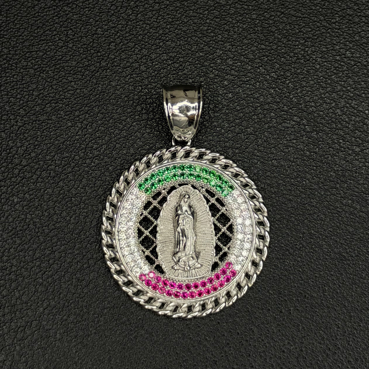 Iced out virgin Mary