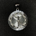 Diamond cut crucifix Pendant