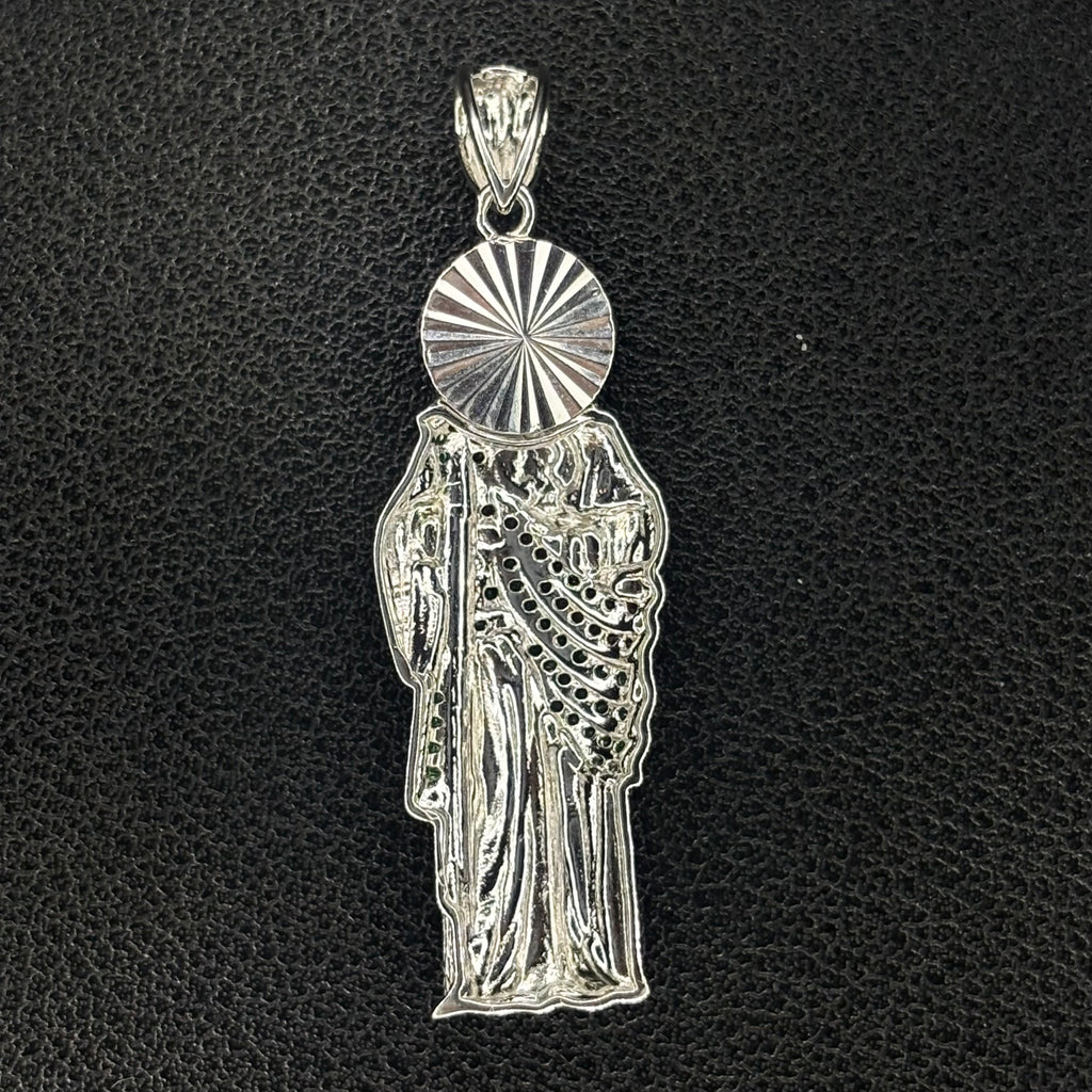 Iced colored St jude Pendant