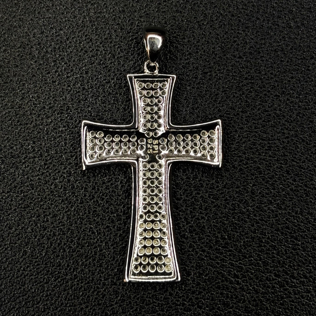 Iced Small Cross Pendant