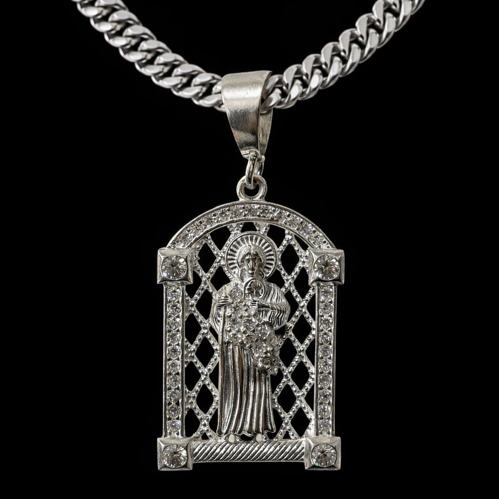 San judas Iced Pendant