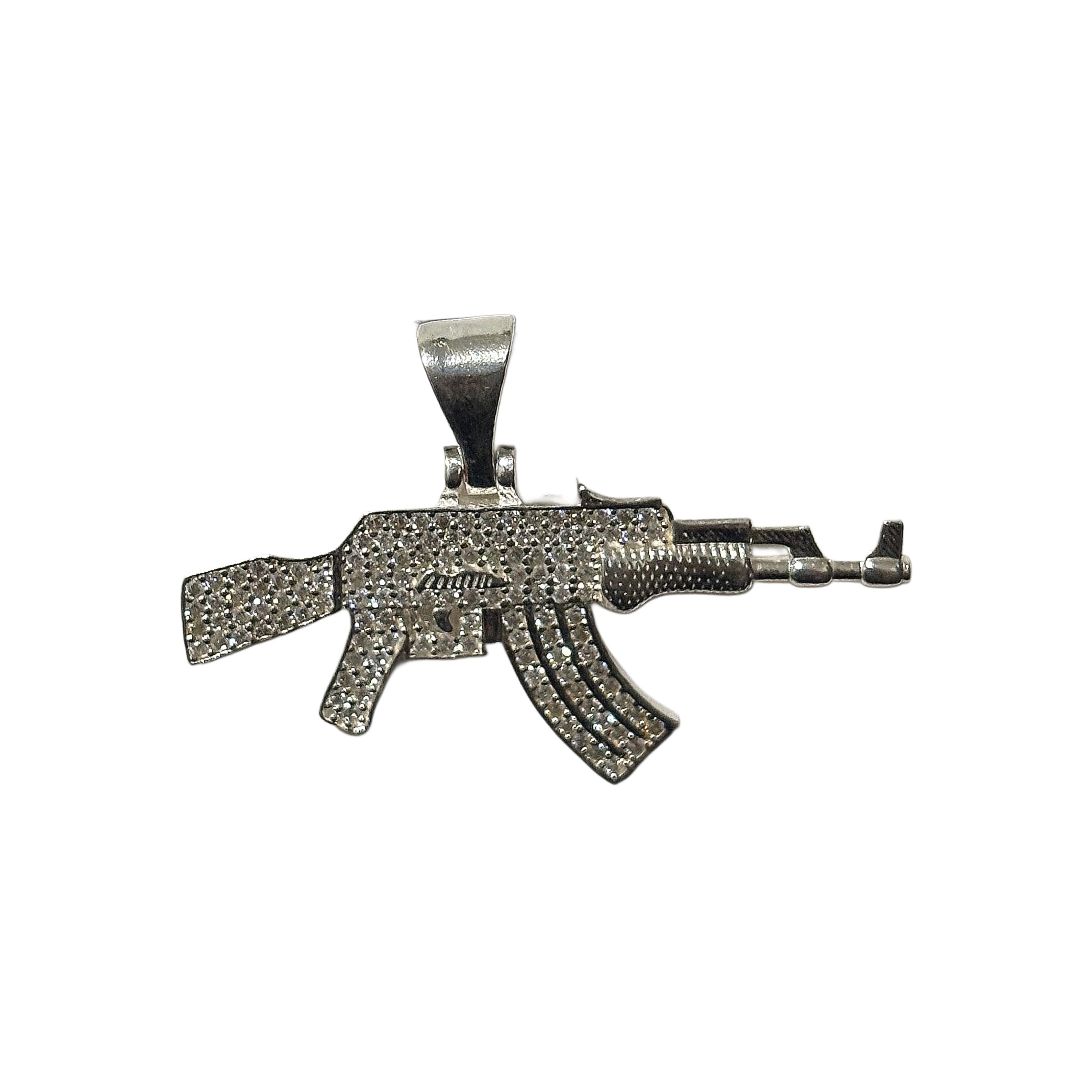AK 47 Iced pendant