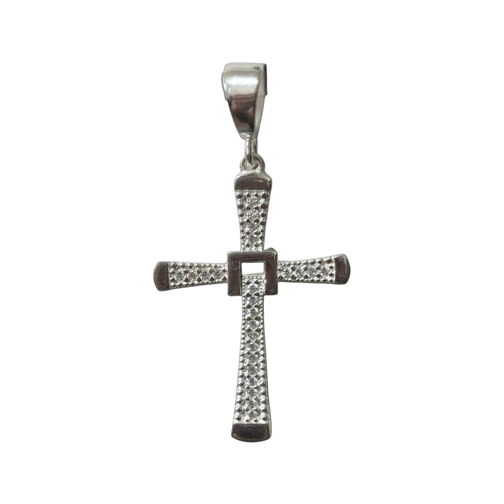 "Toretto's" Iced Cross pendant