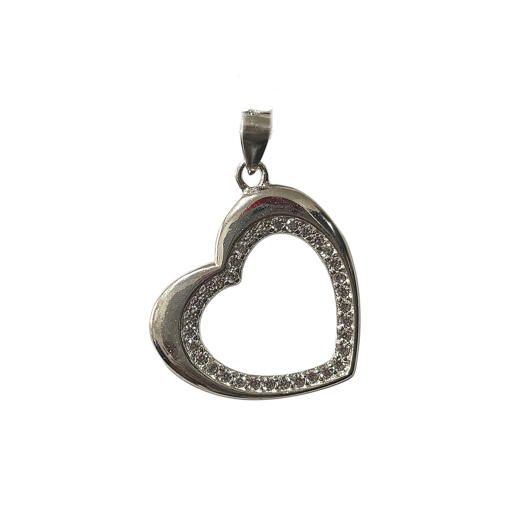 Iced heart Pendant