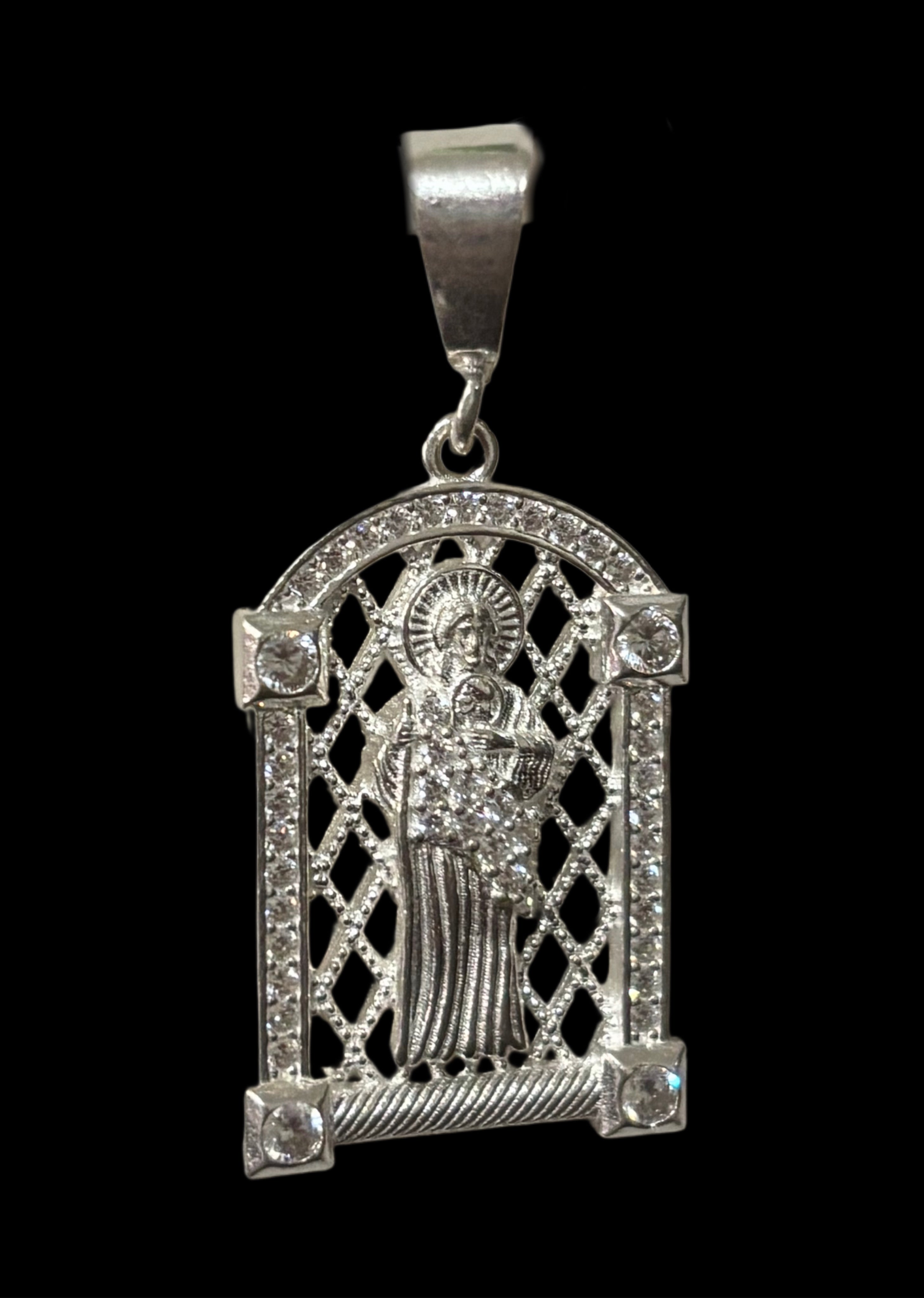 San judas Iced Pendant