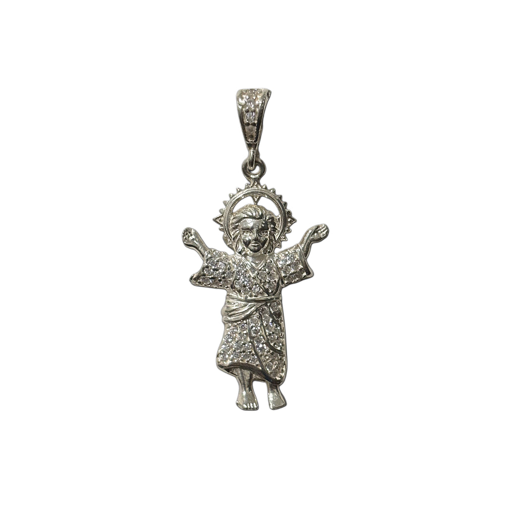 Baby Jesus Iced Pendant