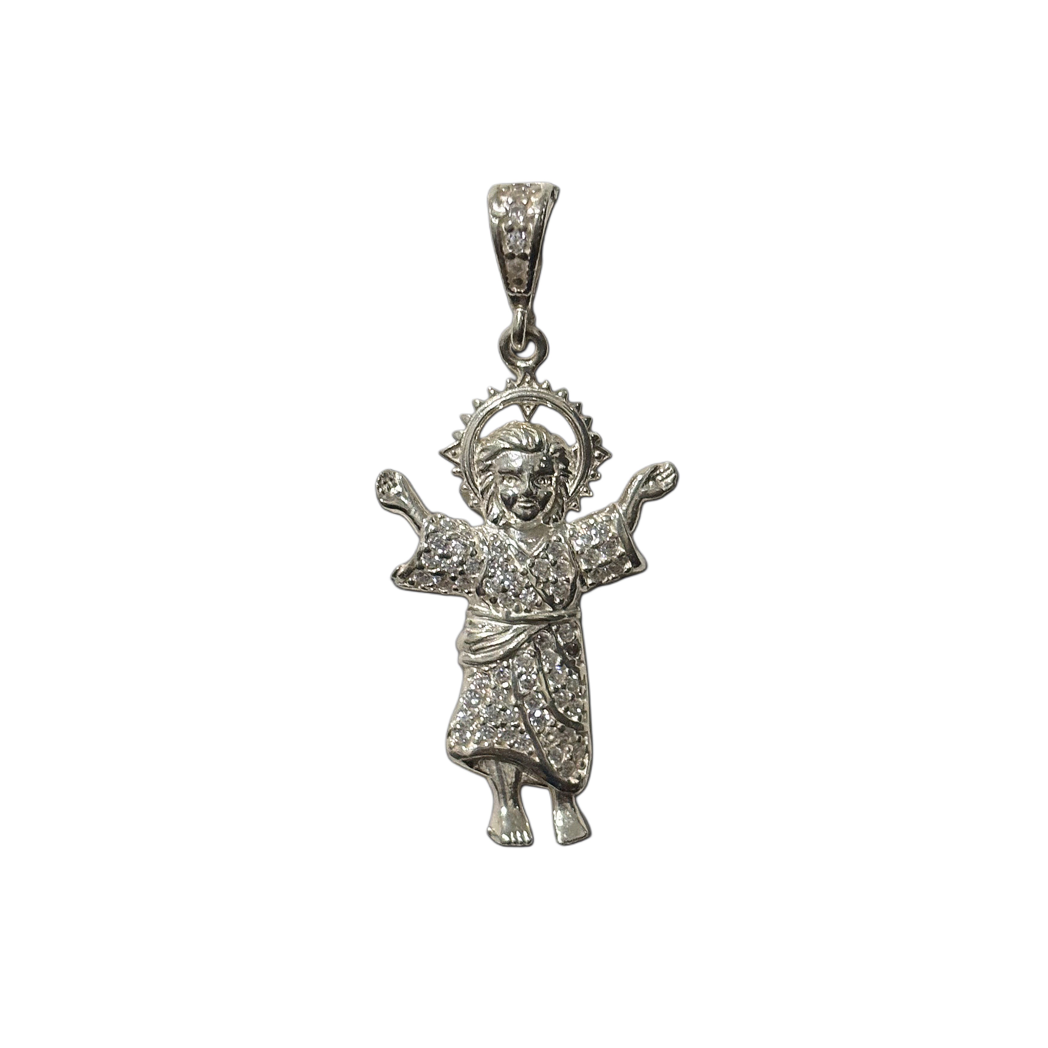 Baby Jesus Iced Pendant